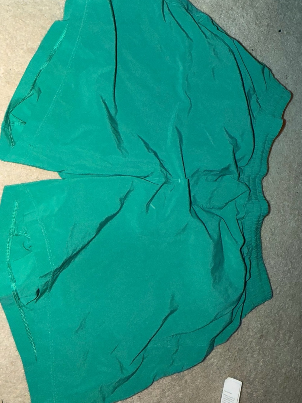 Teal Lululemon PaceBreaker Athletic Shorts